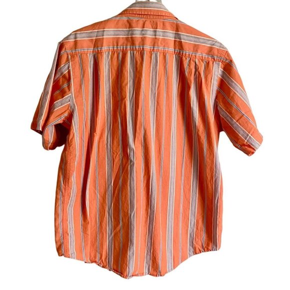 Duck Head Button Down Short Sleeve Cotton Shirt Men's Large - Picture 3 of 8